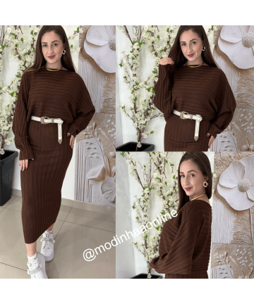 Conjunto Aghata Marrom